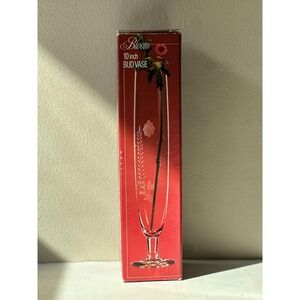 Jardin Collection Bloom 10 inch Bud Vase Hand Fashioned Cut Crystal European